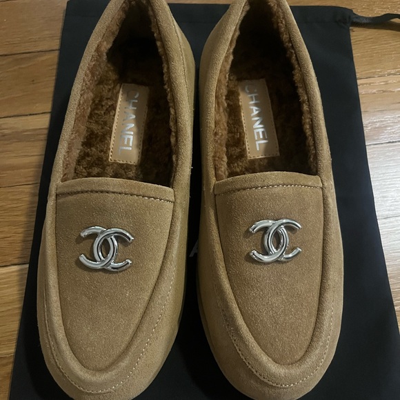 Chanel Tan Loafers size 37 - Picture 1 of 6